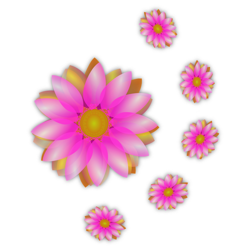 Bloemen grafische vector