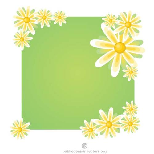 BanniÃ¨re floral vert