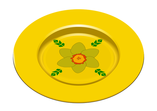 Placa de flor