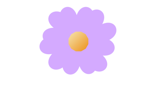 Purpurrote Blume-Vektor-illustration