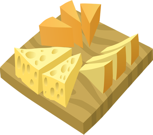 Peynir tabaÄŸÄ± servis vektÃ¶r Ã§izim