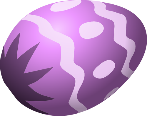 Uovo di Pasqua viola