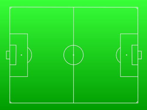 Football pitch vektorbild