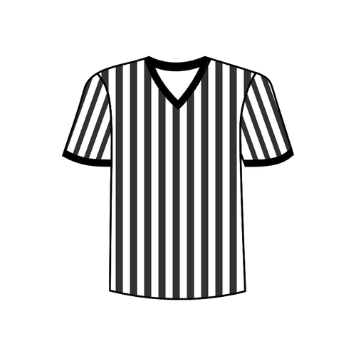 FuÃŸball-Schiedsrichter-Shirt-Vektor-Bild