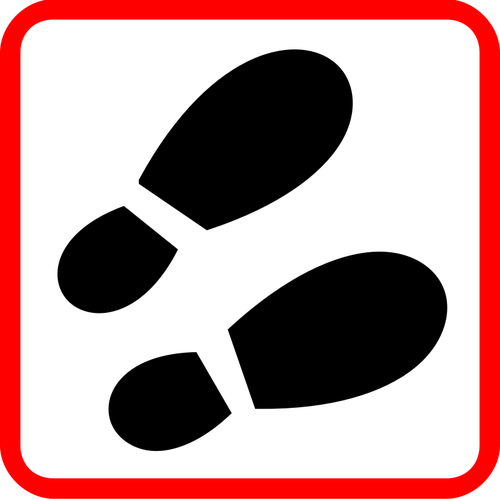 Shoeprint à¤¸à¤¾à¤‡à¤¨ à¤‡à¤¨ à¤•à¤°à¥‡à¤‚ à¤µà¥‡à¤•à¥à¤Ÿà¤° à¤›à¤µà¤¿