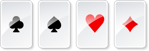 GrÃ¡ficos vectoriales de conjunto de brillante juego de cartas