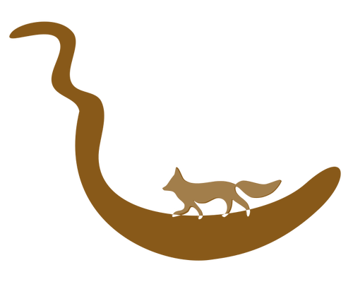 Fox silhouette image