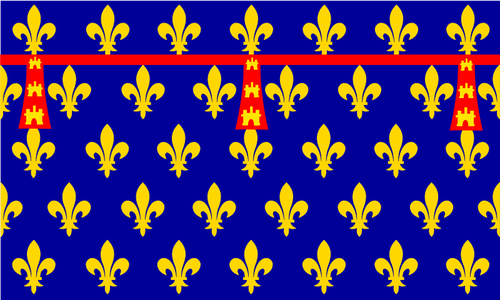 Artois regionu vlajka vektorovÃ½ obrÃ¡zek
