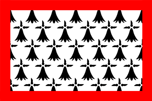 Bandeira de regiÃ£o Limousin vector clipart