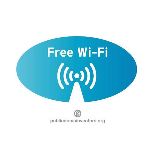 BezplatnÃ© Wi-Fi symbol