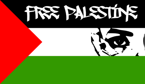 Imagem de vetor de bandeira Palestina livre