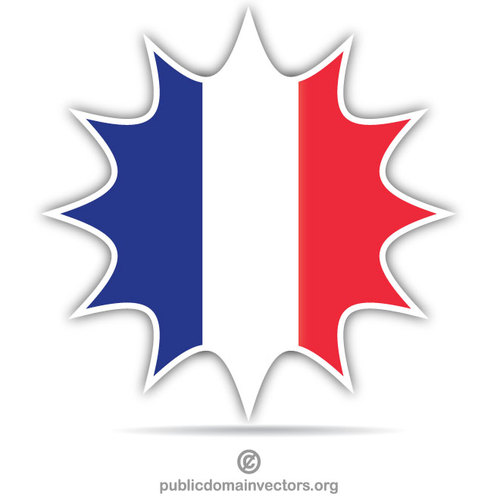 Franse vlag Blot Art