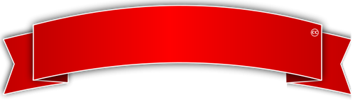 Image vectorielle banniÃ¨re rouge