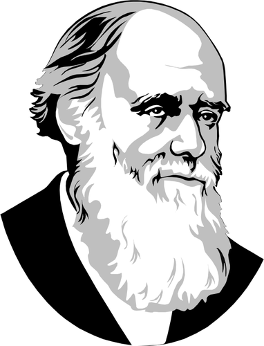 Charles Darwin vektÃ¶r gÃ¶rÃ¼ntÃ¼