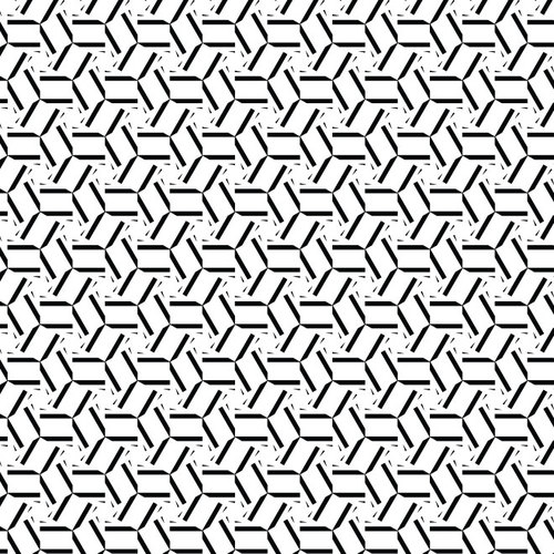Repetitive abstract pattern
