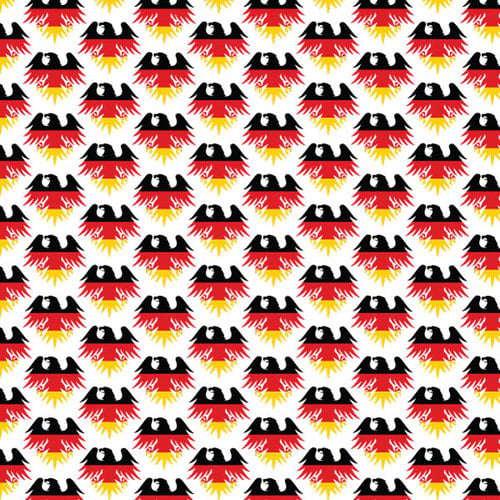 German crest seamless pattern