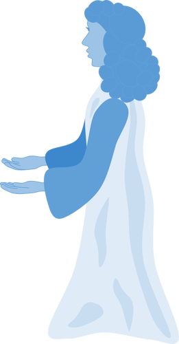 Fantomatic lady albastru
