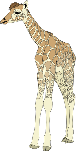 Desenho de bebÃª girafa