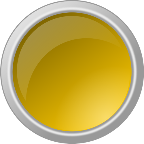 Gele knop in grijs frame