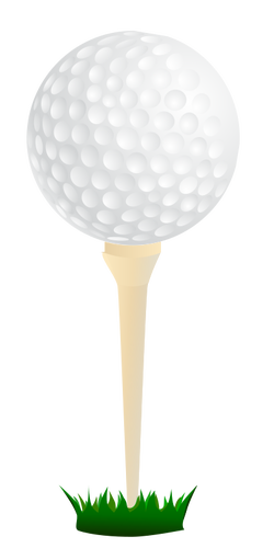 Grafika wektorowa z piÅ‚eczki do golfa
