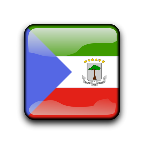 Pulsante bandiera della Guinea equatoriale