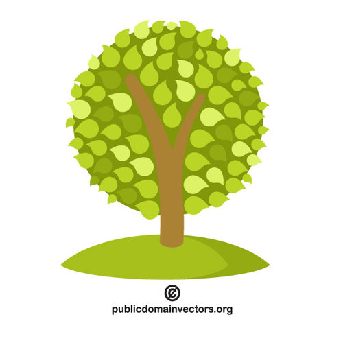 ZelenÃ½ strom vektorovÃ© ikony
