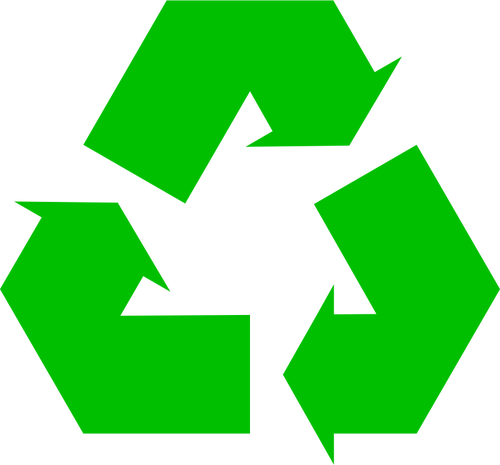 Groene milieuvriendelijke pictogram illustratie