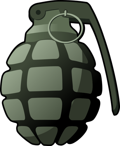 Hand Grenade-Vektor-Bild