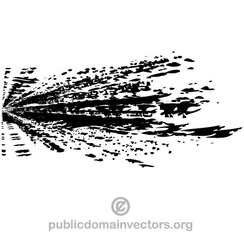 Ink splatter vecteur clipart