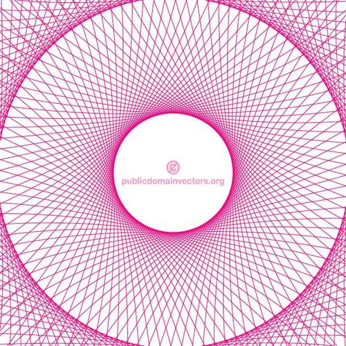 Pink repetitive line pattern vector