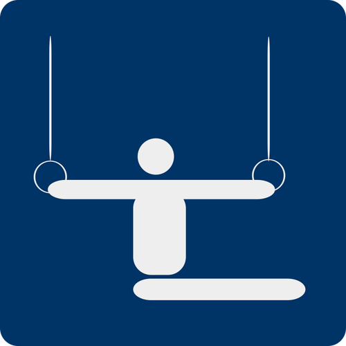 VektorovÃ½ obrÃ¡zek gymnastika piktogramu