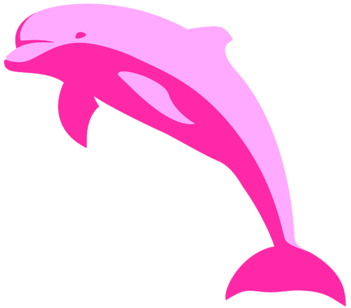 Roze dolfijn