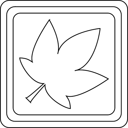 FÃ¤rg bok leaf vektorbild