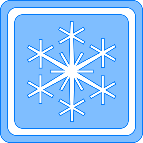 Vinter ikonet vector illustrasjon