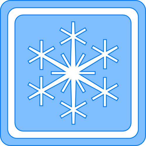 Iarna pictograma vector illustration
