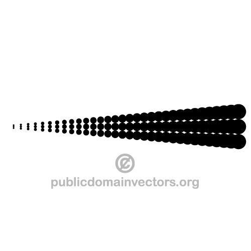 Halftone vorm vector illustraties
