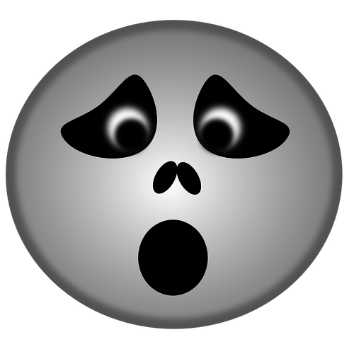 Desenho vetorial de emoticon Halloween