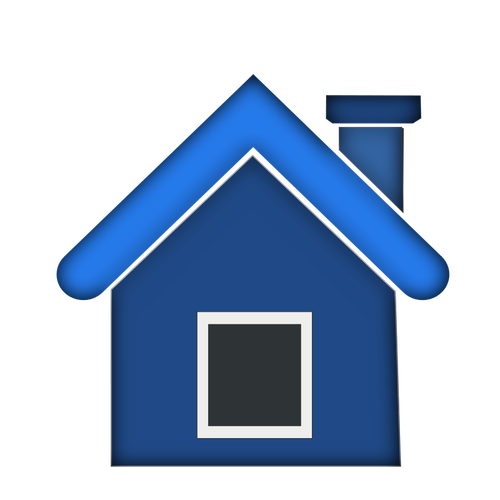 Grafis vektor sederhana rumah