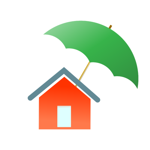 Home Versicherung-Symbol