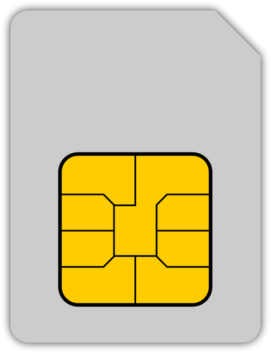 SIM card vektorgrafikk