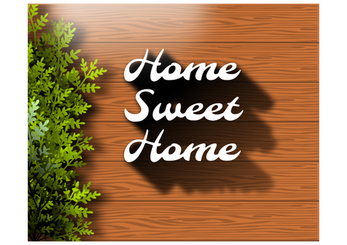 Home sweet home-Symbol
