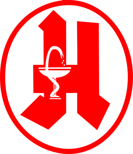 Gambar vektor dimodifikasi Jerman apotek logo