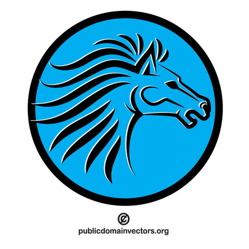 Logotipo de vetor de cavalo