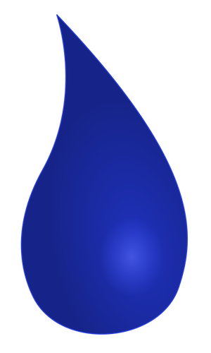 Waterdrop blu