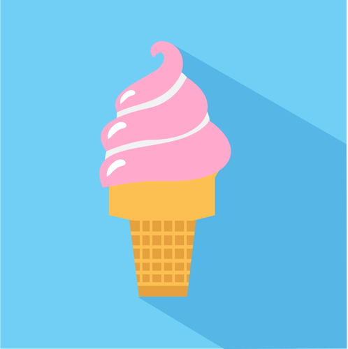 Zmrzlinu rÅ¯Å¾ovÃ¡ ikona
