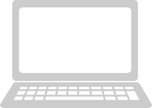 Laptop iomputer ikona