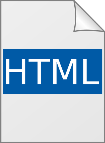 LesklÃ© HTML ikona vektorovÃ© ilustrace