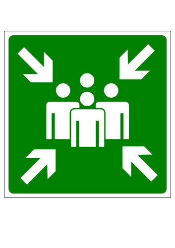 Evakuace ikona