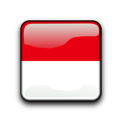 Indonesia vector flag button