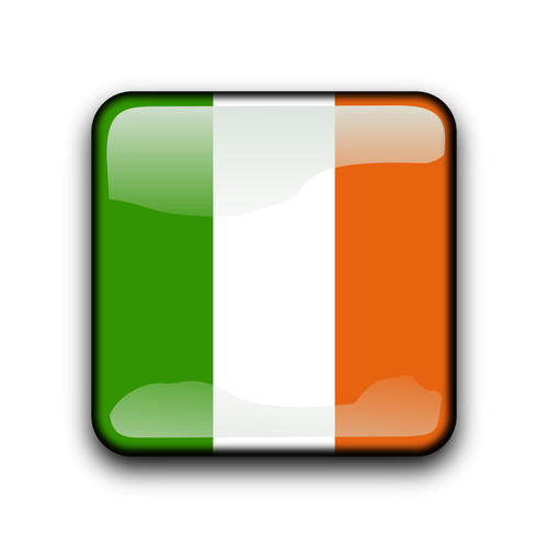 BotÃ£o de bandeira da Irlanda